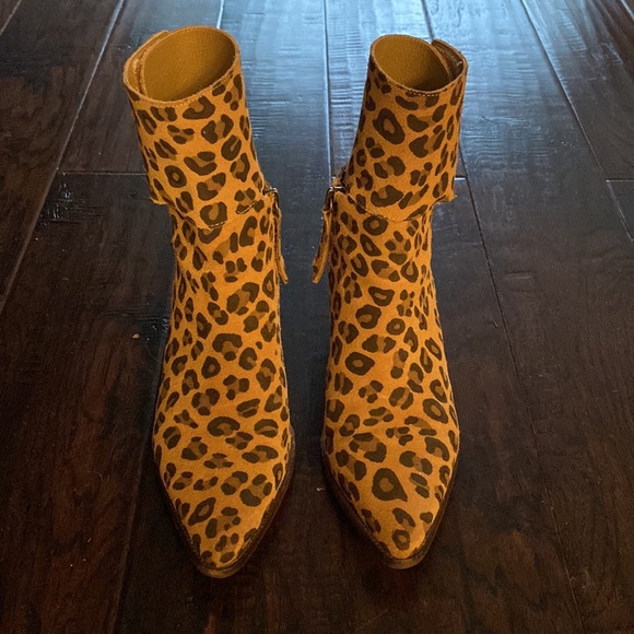 Leopard Print Matisse Boots - Picture 2 of 5